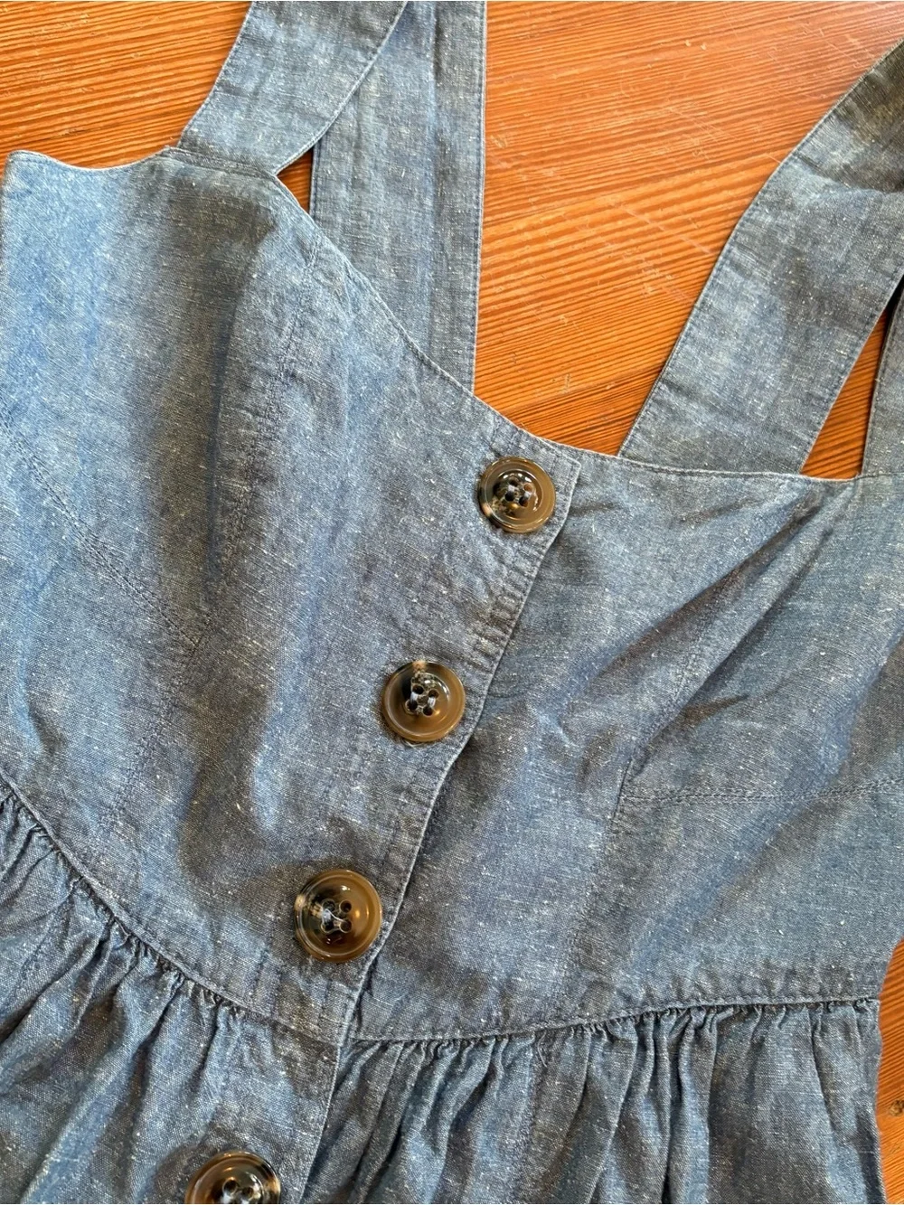 Free People Carolina Chambray Mini Dress